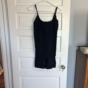 Black Women's Shapewear Slip Romper
